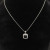 David Yurman 7mm Cushion-Cut Center Stone Necklace Black Diamond