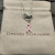 David Yurman Cable Twist Ribbon Pink Ceramic Pendant Necklace, Pendant Size 24.4 x 6.7mm, 1.5mm Chain, Length 45cm + 5cm