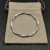 David Yurman 4.4mm Sterling Silver Small Infinity Interwoven Bangle Bracelet
