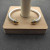 David Yurman 5mm Gold and Silver Gold End Cuff Bracelet, Fits Wrist Size 16cm - 20cm