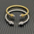 David Yurman Silver 4mm Cable Diamond Lattice Cuff Bracelet