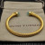 David Yurman Gold 5mm Five-Row Cable Bracelet with Blue Pav&Atilde;&copy;