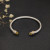 David Yurman 5mm Double End Cap Yellow Diamond Cable Bracelet