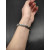 David Yurman 8mm Silver Pav&Atilde;&copy; Green Diamond Renaissance Band Bracelet