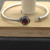 David Yurman 3mm Cable Square Red Diamond Bracelet
