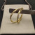 David Yurman Gold 42mm Infinity Hoop Earrings
