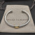 David Yurman 5mm Cable Cuff Bracelet with Single X Station Accent