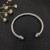 David Yurman 5mm Half-Pav&Atilde;&copy; Cable Cuff Bracelet White Diamonds