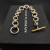 David Yurman 8mm Gold and Silver Mercer Multi-Ring Bracelet
