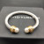 David Yurman 7mm Gold Pearl Head Gemstone Bracelet, Fits Wrist Sizes 16&acirc;20cm