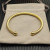 David Yurman 4mm Gold Round End Bracelet