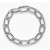 David Yurman Silver Madison Chain Single Diamond Bracelet, 21cm