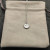 David Yurman Gold Diamond Initial M Disc Pendant Necklace