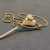 David Yurman Gold Bezel Smile Necklace, 2mm Chain, 45+5cm Adjustable Length