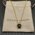 David Yurman 11mm Four-Prong Black Pav&Atilde;&copy; Diamond Necklace