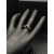 David Yurman Gold 2.8mm Petite Cable Black Onyx Ring
