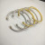 David Yurman 4mm Gold Round End Pav&Atilde;&copy; Diamond Bracelet