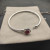 David Yurman 3mm Cable Square Red Diamond Bracelet