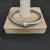 David Yurman 7mm Sterling Silver Cable Cuff Bracelet with Bead End Caps White Diamonds