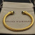 David Yurman Gold 5mm Five-Row Cable Bracelet with Black Pav&Atilde;&copy; Diamonds