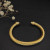 David Yurman 7mm Gold Half Pav&Atilde;&copy; Diamond Cable Cuff Bracelet