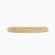 David Yurman 6.2mm Gold Diamond Engraved Wave Bangle Bracelet