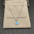 David Yurman Sterling Silver 17.8mm Round Pav&Atilde;&copy; Turquoise Necklace