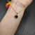 David Yurman 17.8mm Gold Round Black Onyx Diamond Necklace