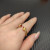 David Yurman 2.3mm Gold Renaissance Red Diamond Pav&Atilde;&copy; Ring