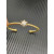 David Yurman 3mm Gold Sunburst Cable Cuff Bracelet