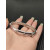 David Yurman 8mm Silver Pav&Atilde;&copy; White Diamond Renaissance Band Bracelet