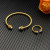 David Yurman Gold Pearl Renaissance Ring