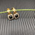David Yurman Gold Black Pav&Atilde;&copy; Square Cable Drop Earrings