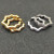 David Yurman 22.8&Atilde;2.6mm Gold Pav&Atilde;&copy; Hexagon Earrings