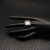 David Yurman Silver 14mm Square Pav&Atilde;&copy; White Diamond Ring