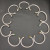 David Yurman 7mm Gold and Silver Double End Cap Blue Diamond Cable Bracelet