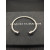 David Yurman Silver 4mm Three-Row Double End Cuff Bracelet