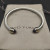 David Yurman 5mm Double-End Cap Cable Cuff Bracelet Red Diamonds