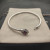 David Yurman 3mm Cable Square Purple Diamond Bracelet