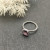 David Yurman Four-Prong Square Purple Diamond Ring