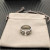 David Yurman Silver-Tone 10mm Diamond Spiral Ring