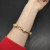 David Yurman Gold Madison Pav&Atilde;&copy; Bead Bracelet
