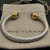 David Yurman 7mm Gold Purple Diamond Head Gemstone Bracelet, Fits Wrist Sizes 16&acirc;20cm