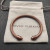 David Yurman 5mm Beige Colorful Enamel Cuff Bracelet, Fits Wrist Size 16cm - 20cm
