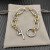 David Yurman Gold and Silver Twisted Cable Bracelet, 19cm