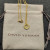 David Yurman Silver Diamond Letter R Round Pendant Necklace, Length 42cm + 3cm + 3cm