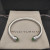 David Yurman 5mm Gemstone Light Green Diamond Station Cuff Bracelet