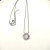 David Yurman 7mm Cable Twist Square White Diamond Pendant Necklace, 1.5mm Chain, Length 45cm + 5cm