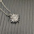 David Yurman Sterling Silver 19mm Sunflower Pendant Necklace