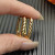 David Yurman Gold 24.3&Atilde;15.9mm Cable Twist Hoop Earrings